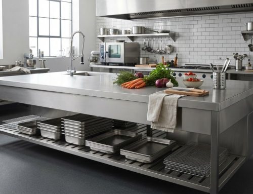 Commercial Kitchen Stainless Steel Workstations for Catering